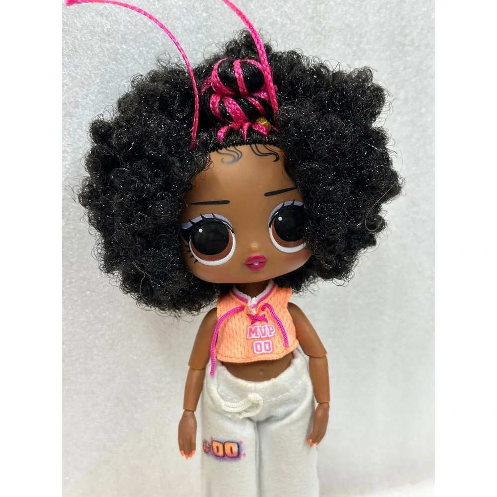 LOL Surprise Doll Fierce VIP All Star Doll with Afro Hair and Sportswear Outfit